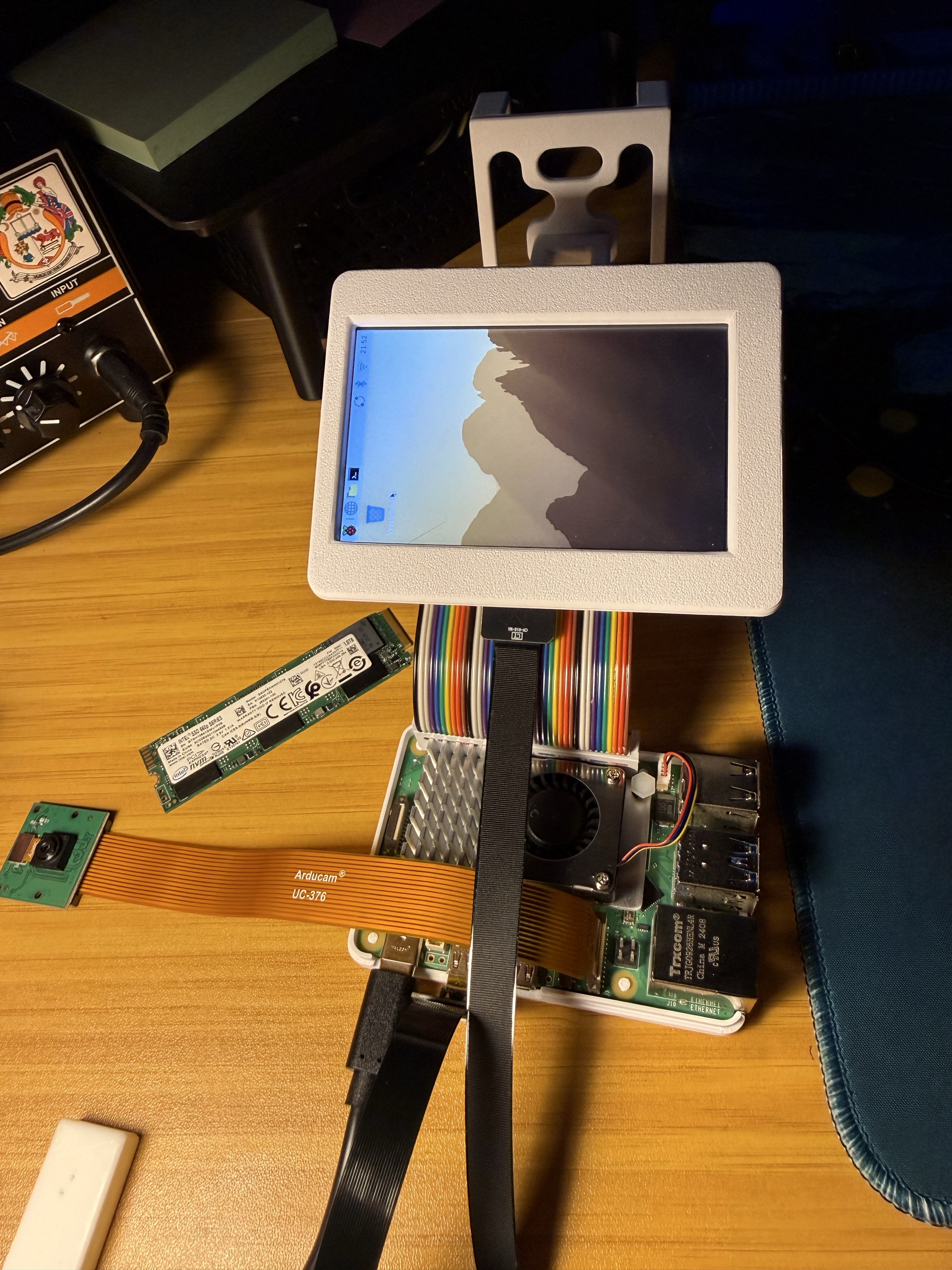 BMO Raspberry Pi 5 camera and wiring build