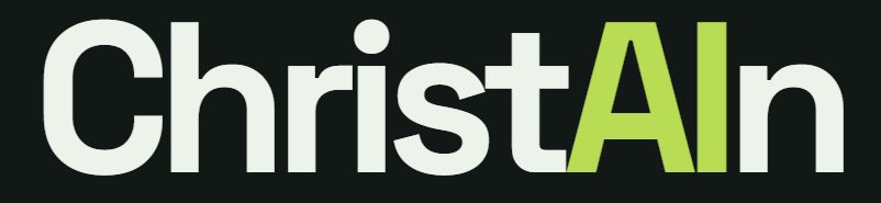 ChristAIn Dashboard wordmark on a dark green tile