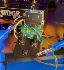 Electronics project assembled with robotic helping hands